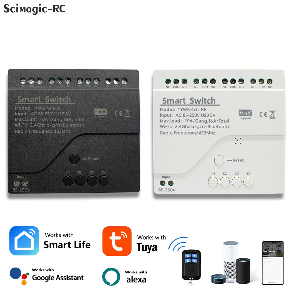 Ir Remote Module - โมดูลสวิตช์อัจฉริยะ Tuya 4 ช่อง รองรับ Wifi