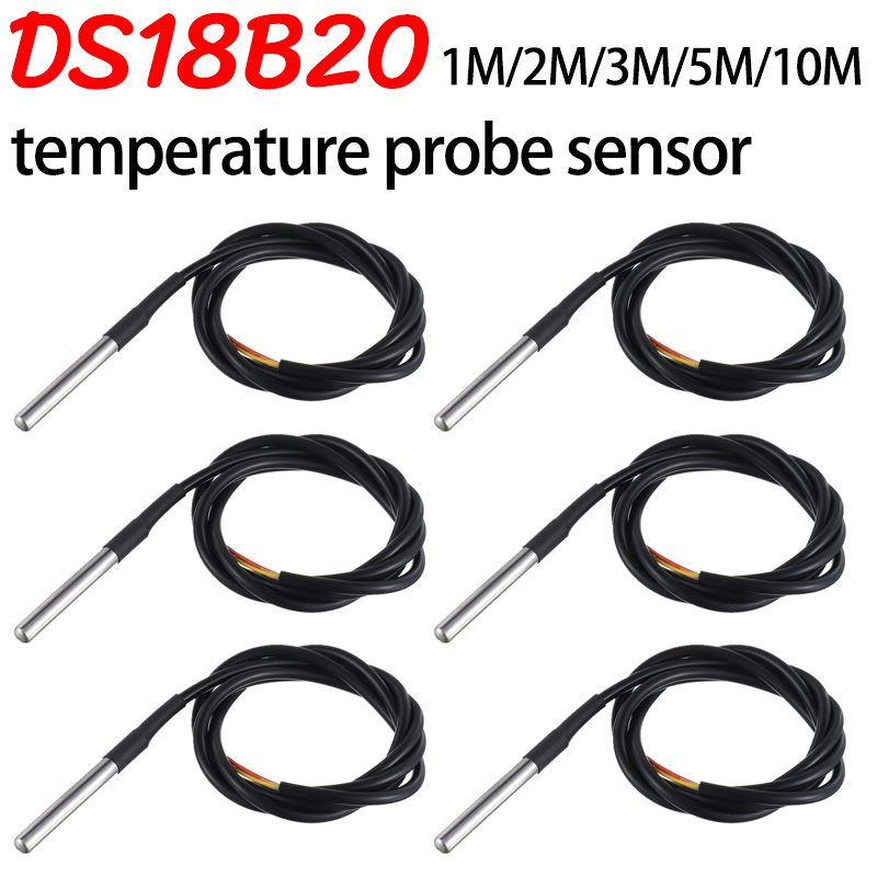 Ds18B20 - DS18B20 แพคเกจสแตนเลส 1 เมตร/3 เมตรกันน้ํา 18b20
