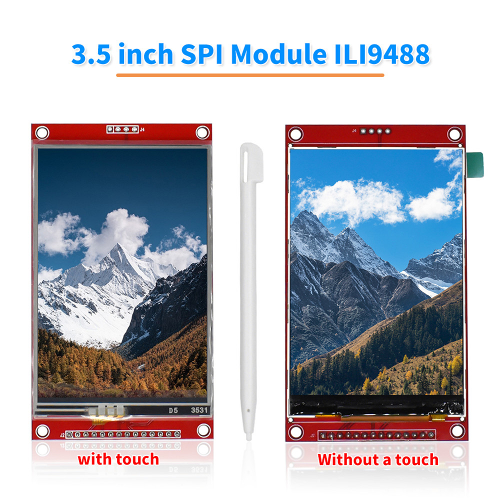 Tft Display 2.4 - 3.5 นิ้ว TFT LCD โมดูลแผงสัมผัส ILI9488