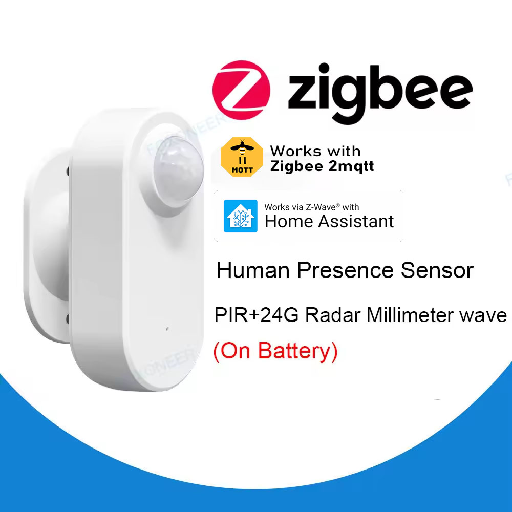 Pir Motion Sensor - สมาร์ท Zigbee Human Presence Detector,ความสว่าง/การตรวจจับระยะทาง, Smart