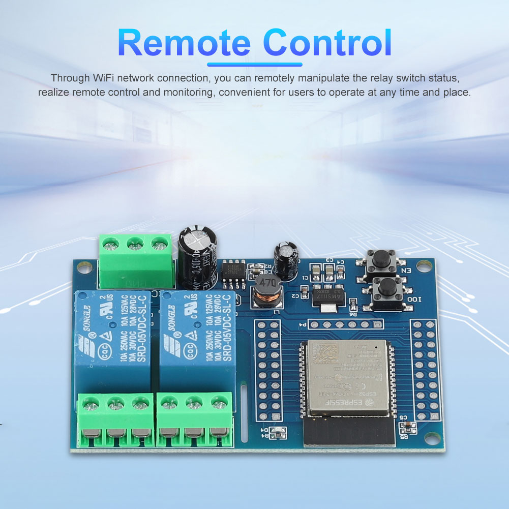 Relay Module 1 Channel - โมดูลรีเลย์ ESP32 รองรับ WIFI Bluetooth BLE