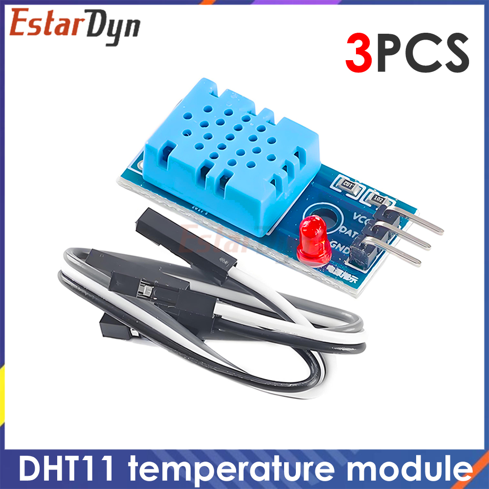 Dht11 - 3PCS DHT11 อุณหภูมิความชื้นเซนเซอร์โมดูลดิจิตอลสำหรับ ESP32 ESP8266 ราสเบอร์รี่ปี่