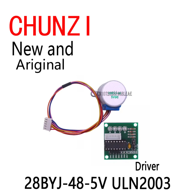Stepper Motor 28Byj - มอเตอร์สเต็ปเปอร์ 4 เฟส+ บอร์ดไดรเวอร์สำหรับอาร์ดูโน่สเต็ปเปอร์มอเตอร์ ULN2003 บอร์ดไดรเวอร์