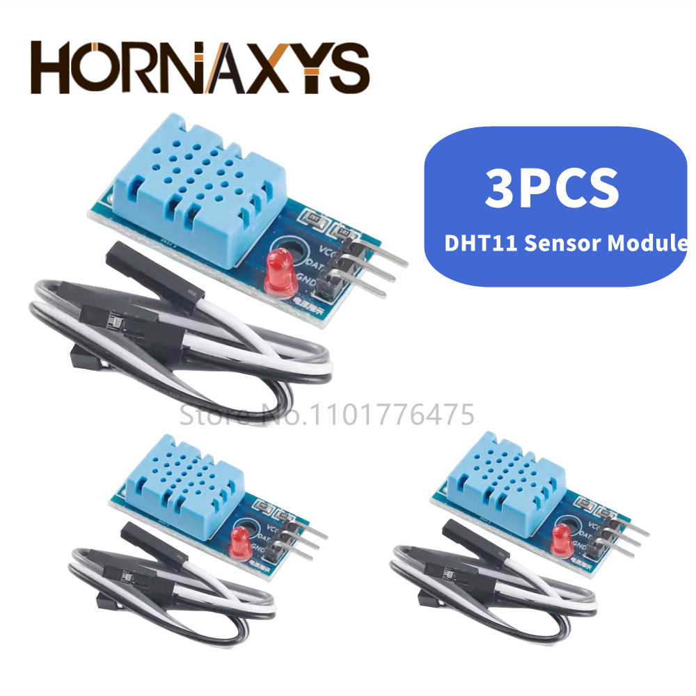 1-10ชิ้นโมดูลเซ็นเซอร์ DHT11 3 - Dht11 บทวิจารณ์และราคา