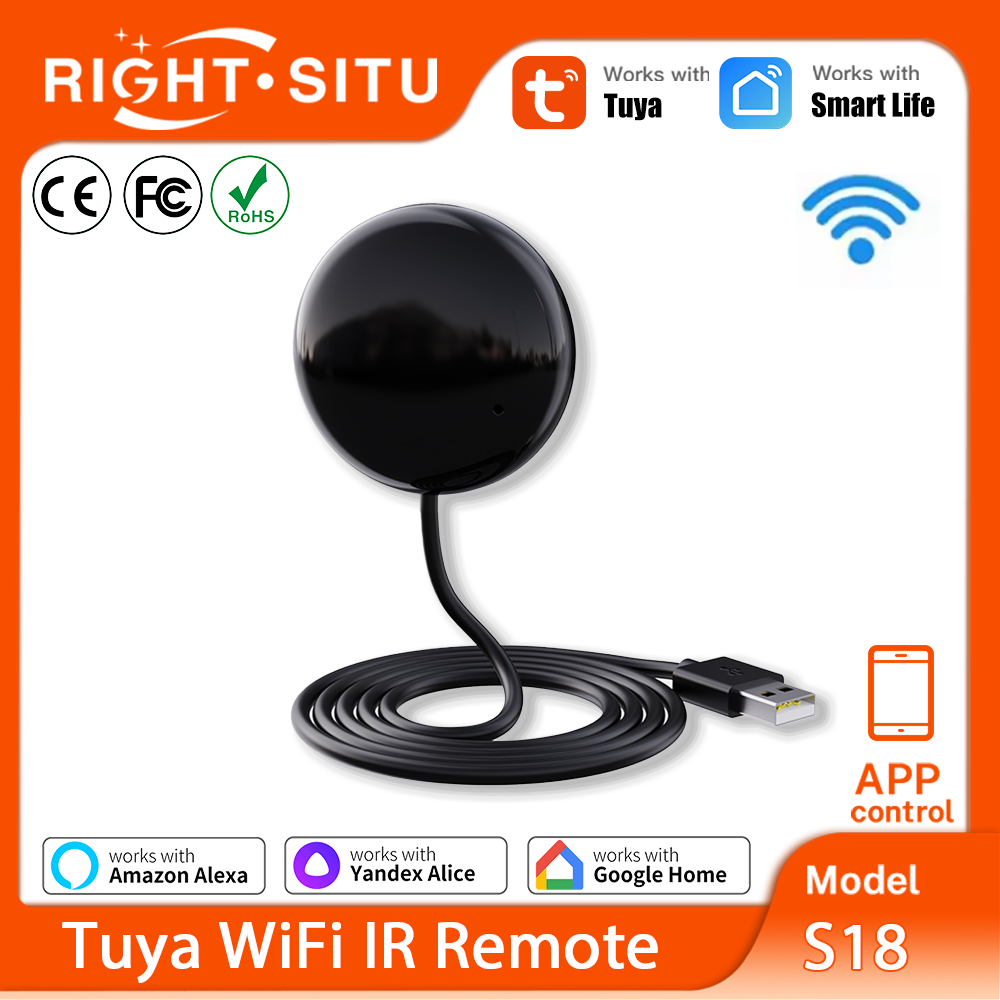 รีโมทคอนโทรลอินฟราเรด Tuya WiF - Ir Remote Module บทวิจารณ์และราคา