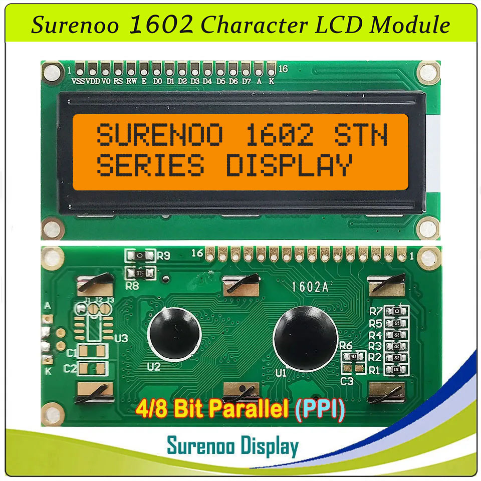 โมดูลจอแสดงผล LCD แบบขนาน Sure - Lcd 1602 บทวิจารณ์และราคา