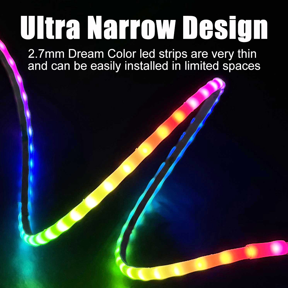 DC5V 2.7 มม.แคบพิเศษ WS2812B C - Neopixel บทวิจารณ์และราคา
