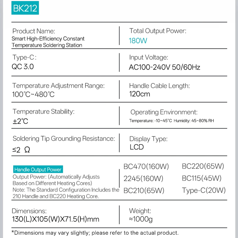 สถานีบัดกรีอัจฉริยะ Bakon BK21 - Soldering Iron Temperature Probe บทวิจารณ์และราคา