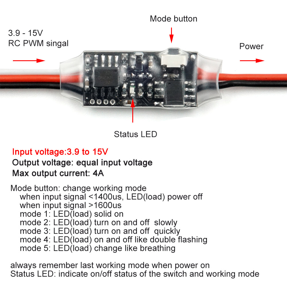 Multi-โหมด RC รีโมทอิเล็กทรอนิ - Relay Module 1 Channel บทวิจารณ์และราคา