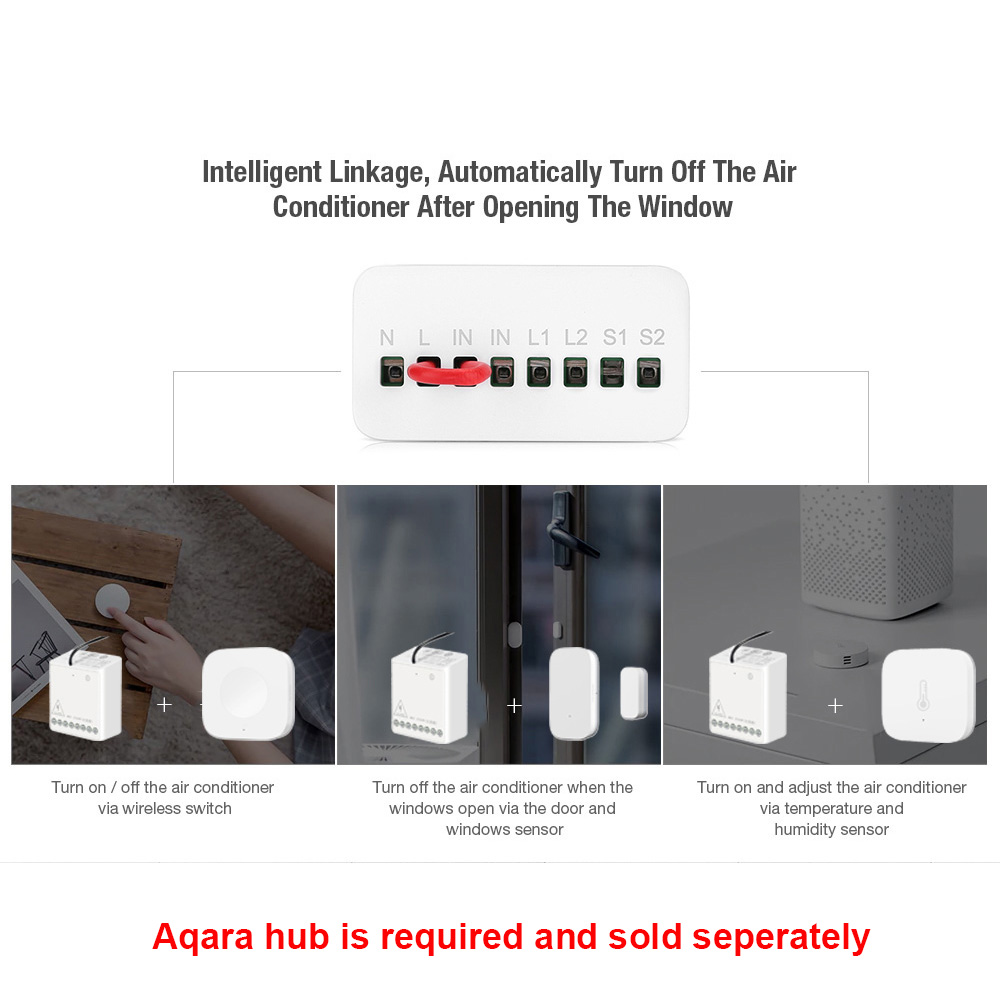 โมดูลควบคุมอัจฉริยะ Aqara แบบส - Relay Module 1 Channel บทวิจารณ์และราคา