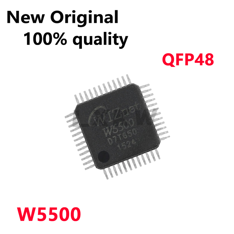1~5/PCS ใหม่ W5500 QFP48 อีเธอ - Ethernet W5500 บทวิจารณ์และราคา