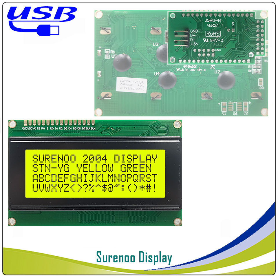 Surenoo LCD2USB USB 204 20X4 2 - Lcd 1602 บทวิจารณ์และราคา