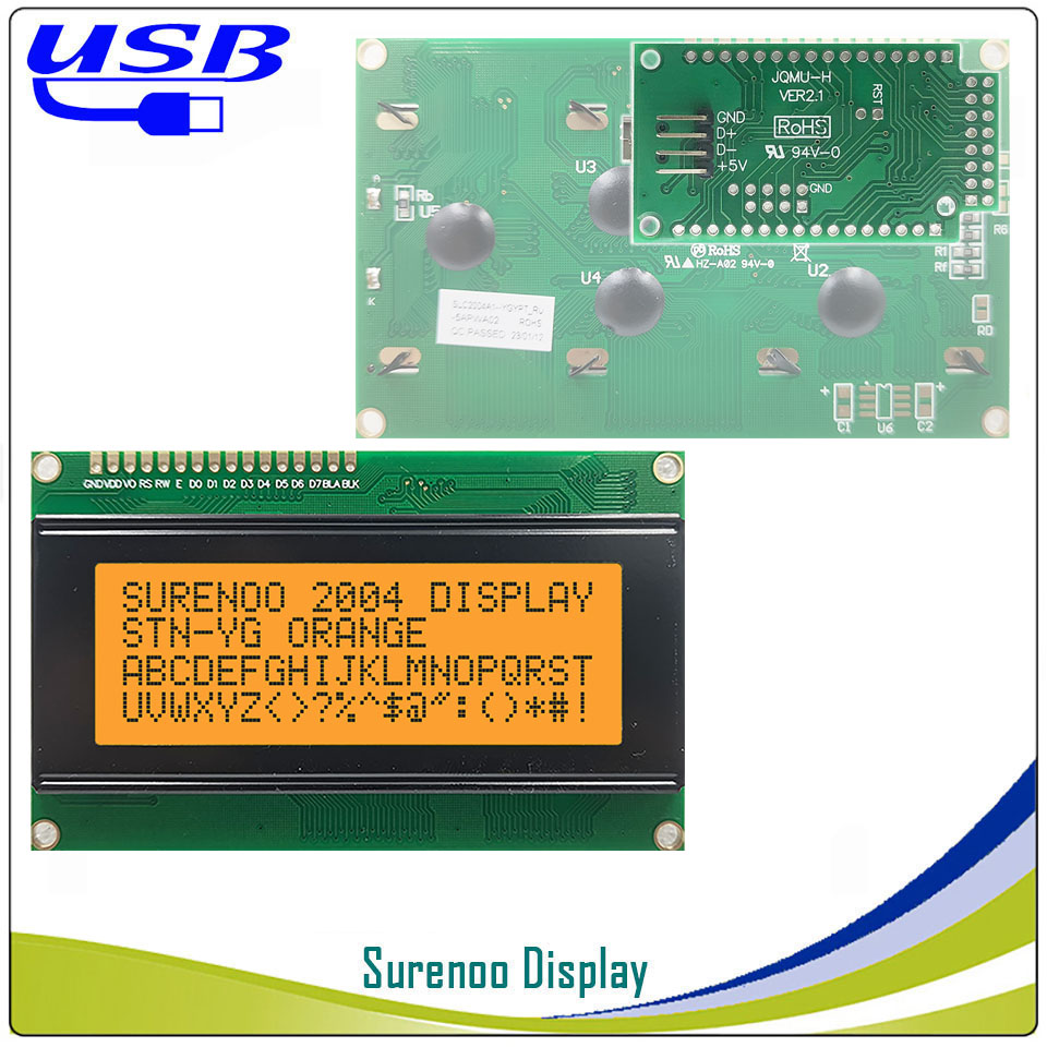 Surenoo LCD2USB USB 204 20X4 2 - Lcd 1602 บทวิจารณ์และราคา