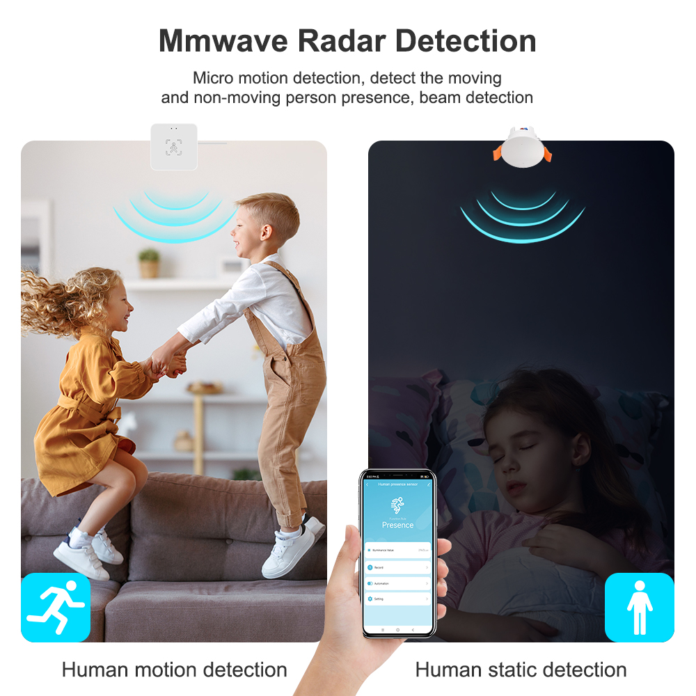 ZigBee MmWave Radar Human Pres - Pir Motion Sensor บทวิจารณ์และราคา