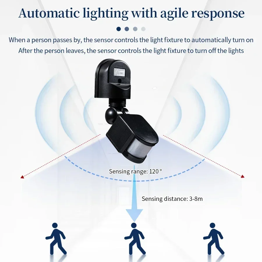 12V PIR Motion Sensor 110-240V - Pir Motion Sensor บทวิจารณ์และราคา