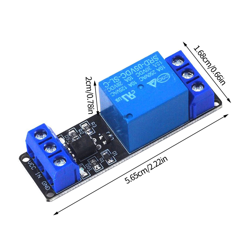 รีเลย์แม่เหล็กไฟฟ้า1ช่อง, บอร์ - Relay Module 1 Channel บทวิจารณ์และราคา