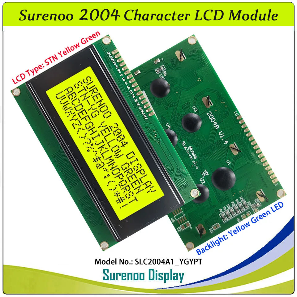 Surenoo 204 20X4 2004 โมดูล LC - Lcd 1602 บทวิจารณ์และราคา